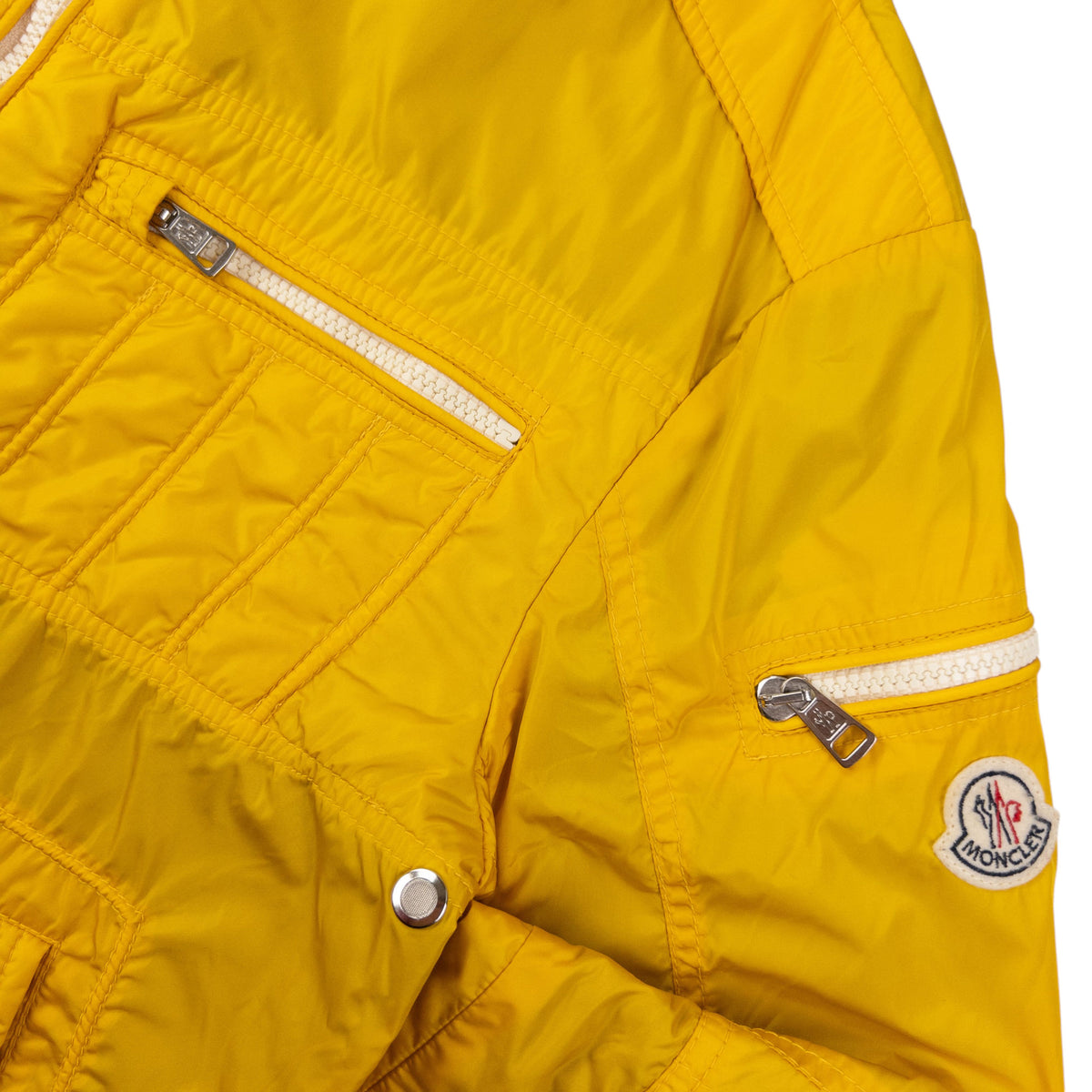 Vintage Moncler Zip Up Biker Jacket Size S