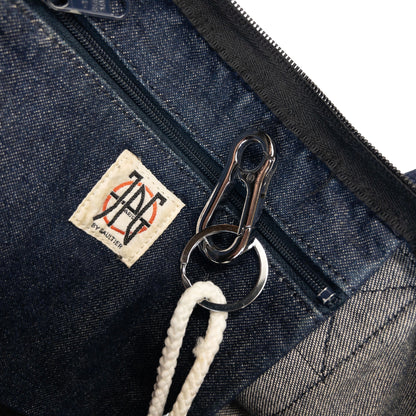 Vintage 2000s Jean Paul Gaultier JPG Denim Shoulder Bag