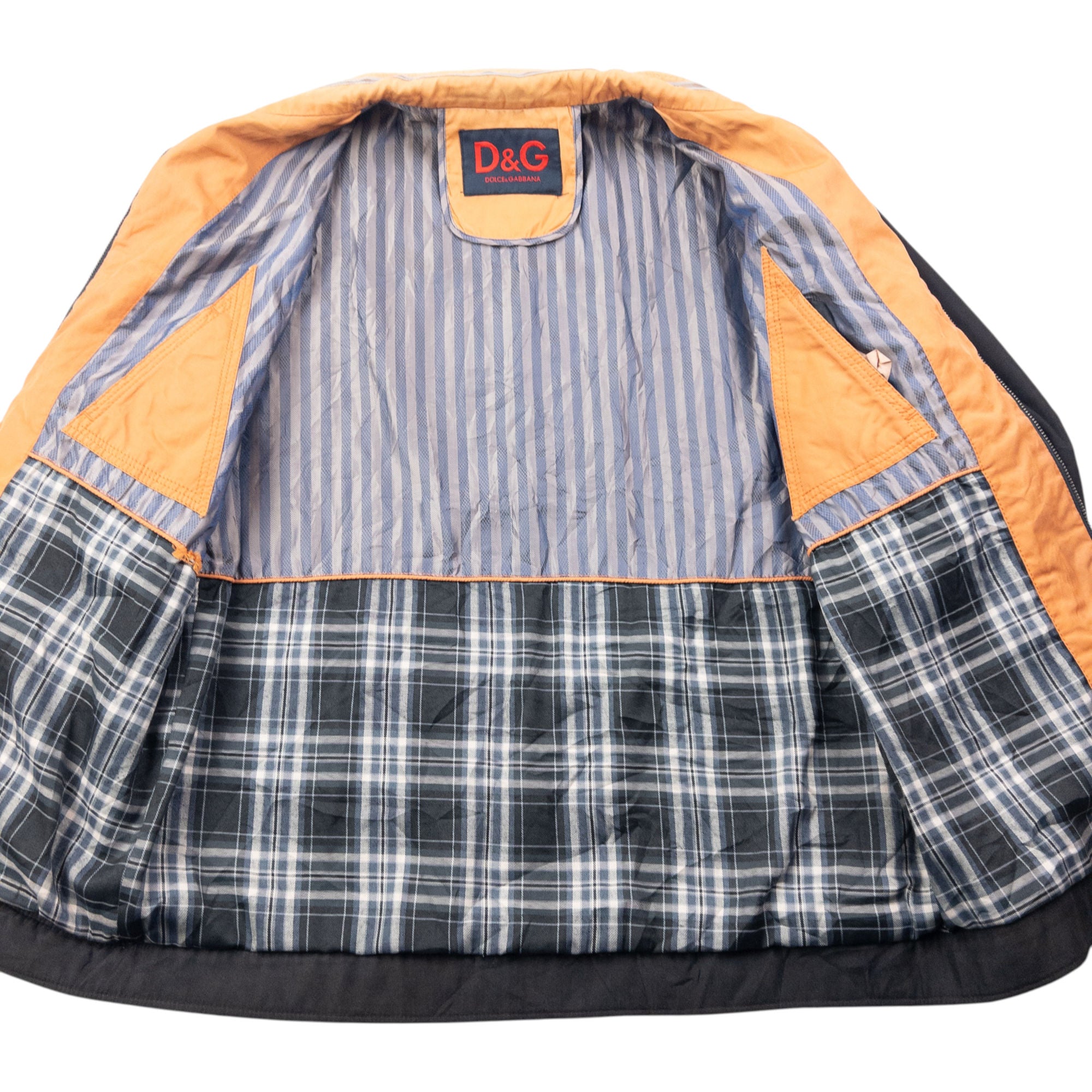 Vintage 90s Dolce & Gabbana Zip Up Jacket Size L