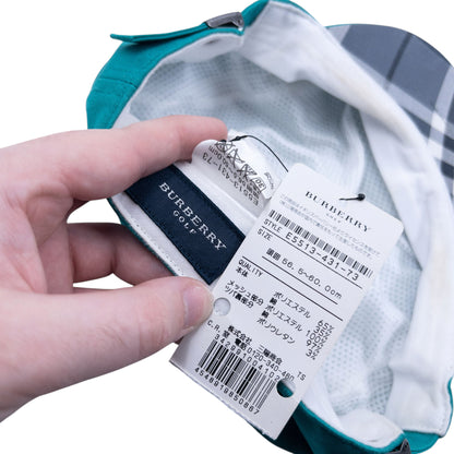 Vintage 2000s Burberry Golf Flat Cap Hat