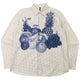Vintage 2000s Frapbois By Issey Miyake Fruit Print Polka Dot Button Up Shirt Womens Size S