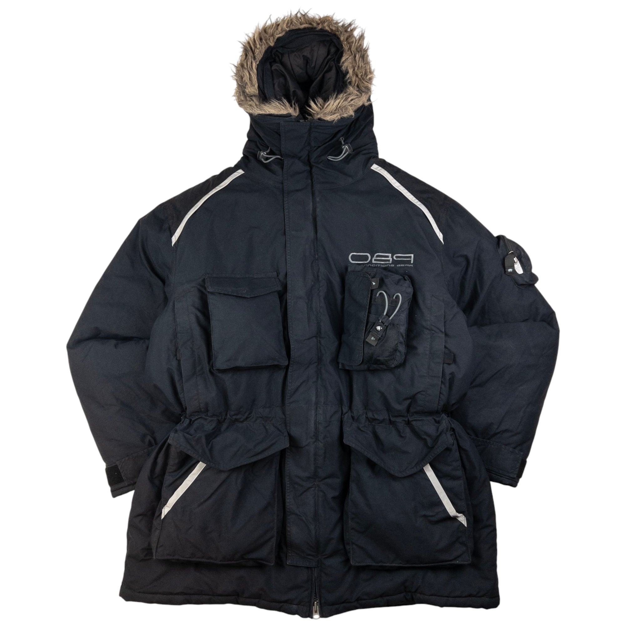 Vintage Nike ACG 089 Fur-Hood Cargo Jacket Size XL