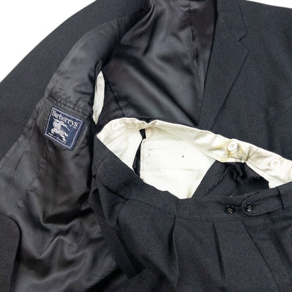 Vintage Burberry Jacket & Trousers Suit Set Size L