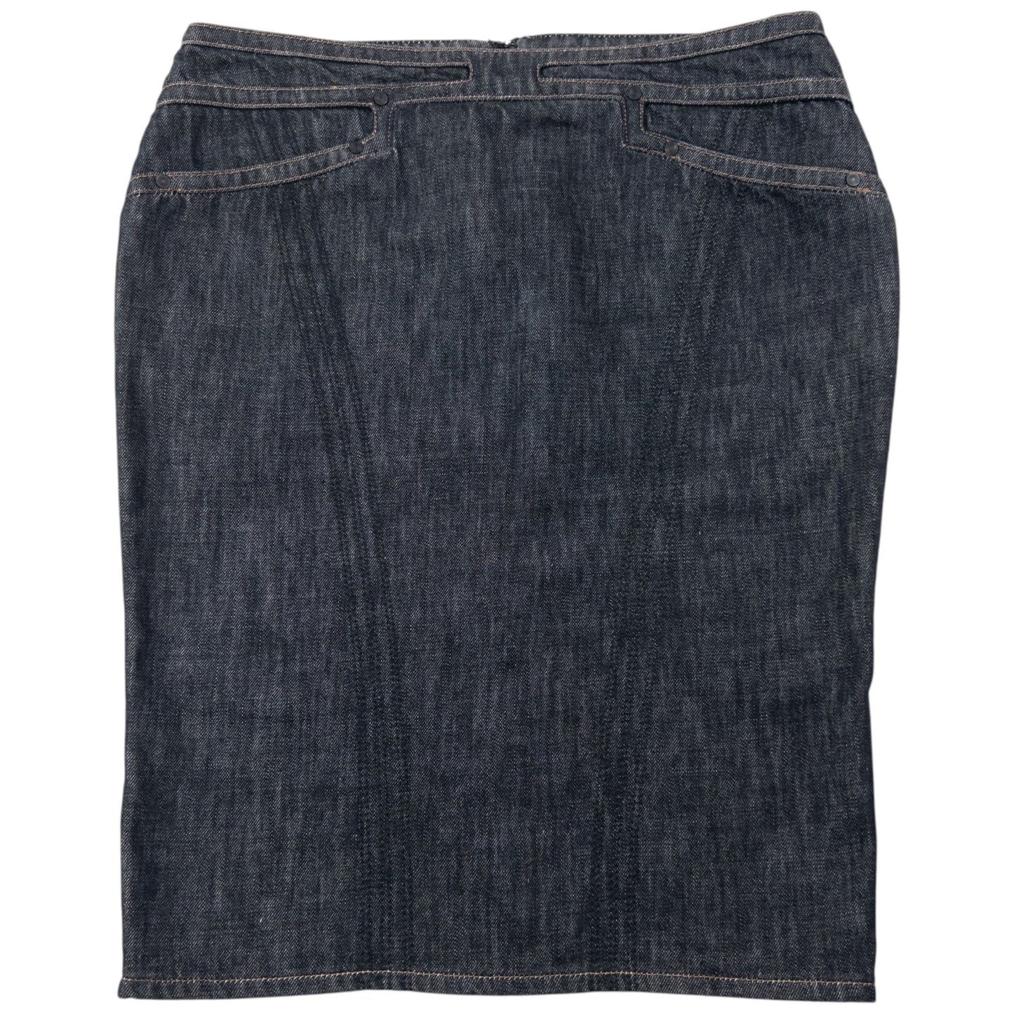 Vintage 2002 Gucci By Tom Ford Denim Skirt Womens Size W29