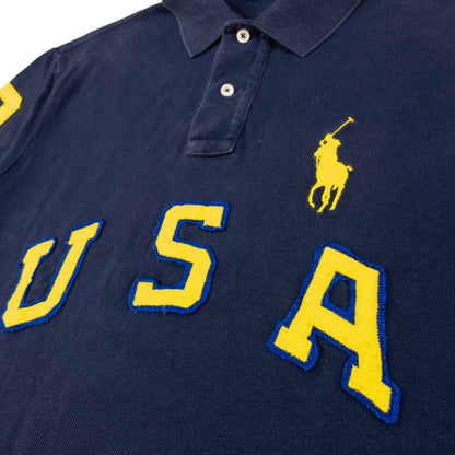 Vintage Polo Ralph Lauren USA Polo Shirt Size M