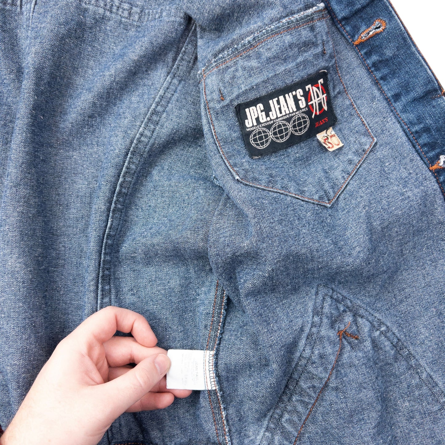 Vintage Jean Paul Gaultier JPG Jeans Denim Jacket Size S