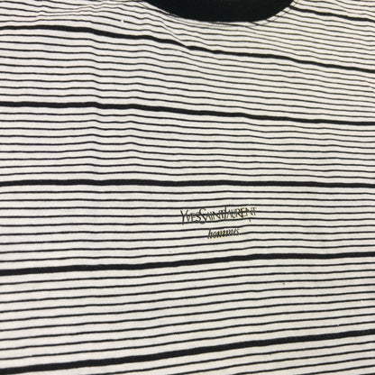 Vintage 80s YSL Yves Saint Laurent Striped T Shirt Size S