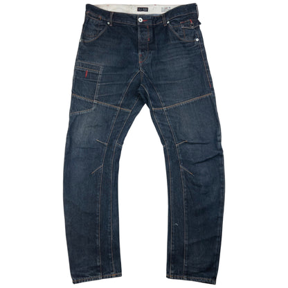 Vintage Armani Jeans Curve Leg Denim Jeans Size W38