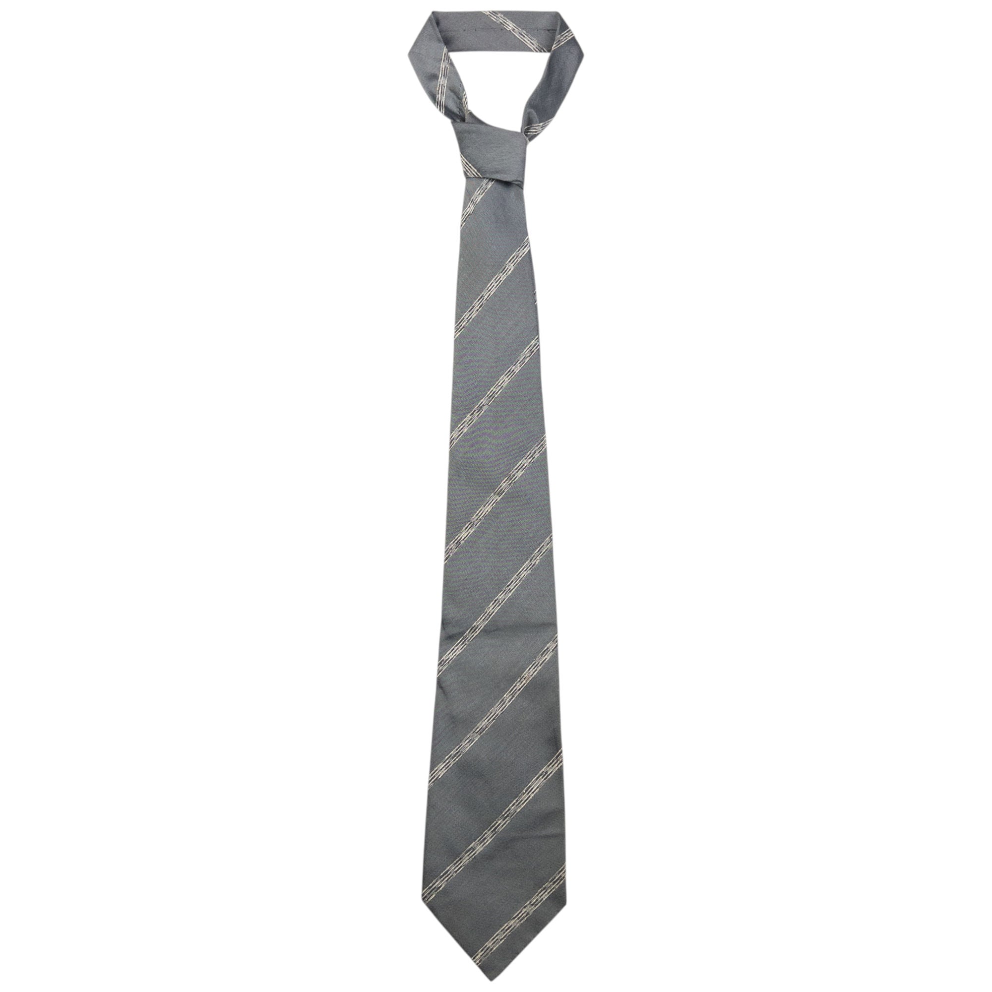 Vintage Issey Miyake Striped Silk Tie