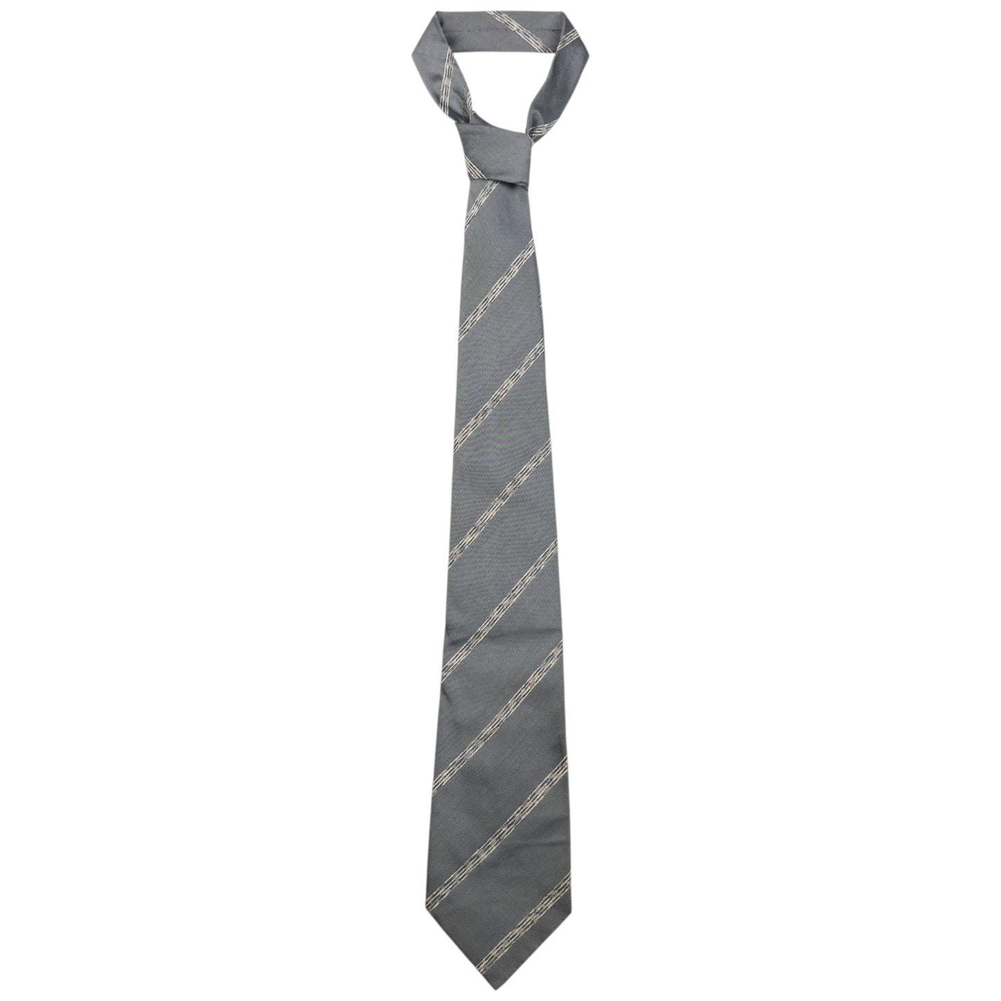 Vintage Issey Miyake Striped Silk Tie