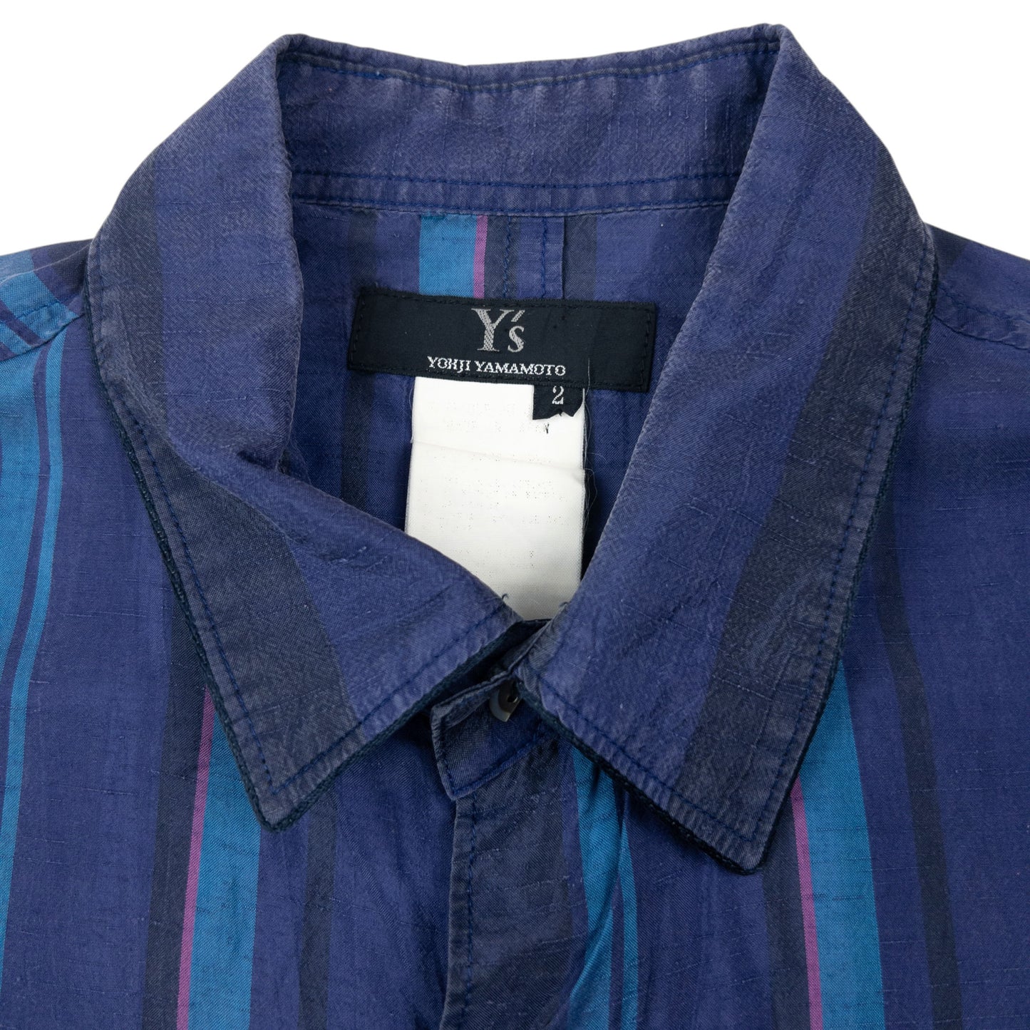 Vintage Yohji Yamamoto Striped Sleeveless Button Up Shirt Size S