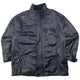 Vintage 80s Armani Jeans Zip Up Leather Jacket Size XL