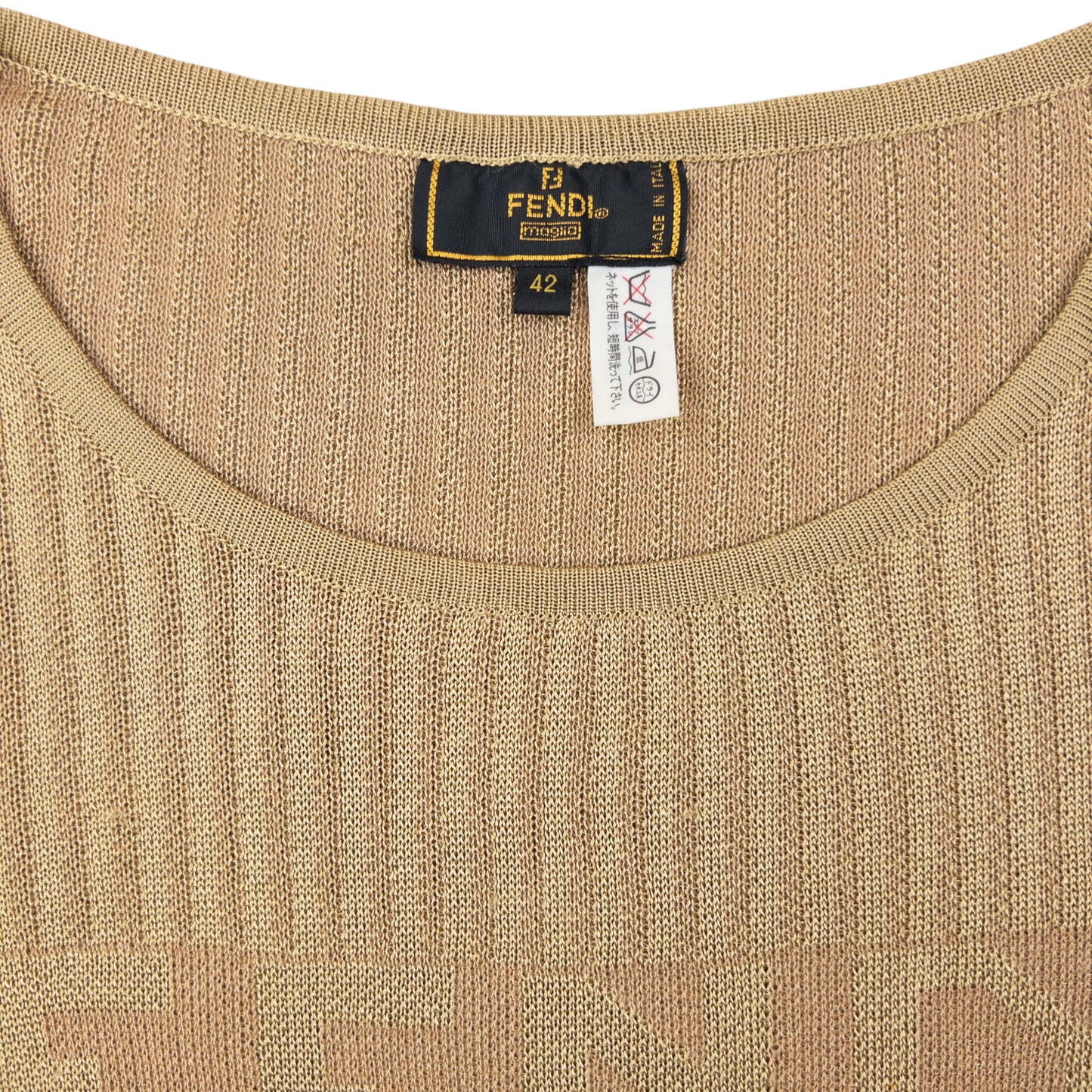 Vintage 90s Fendi Lightweight Jumper Womens Size XL