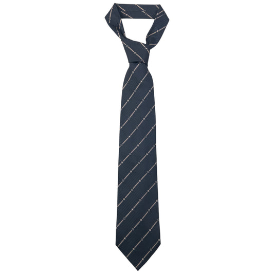 Vintage 2000s Gucci Striped Silk Tie
