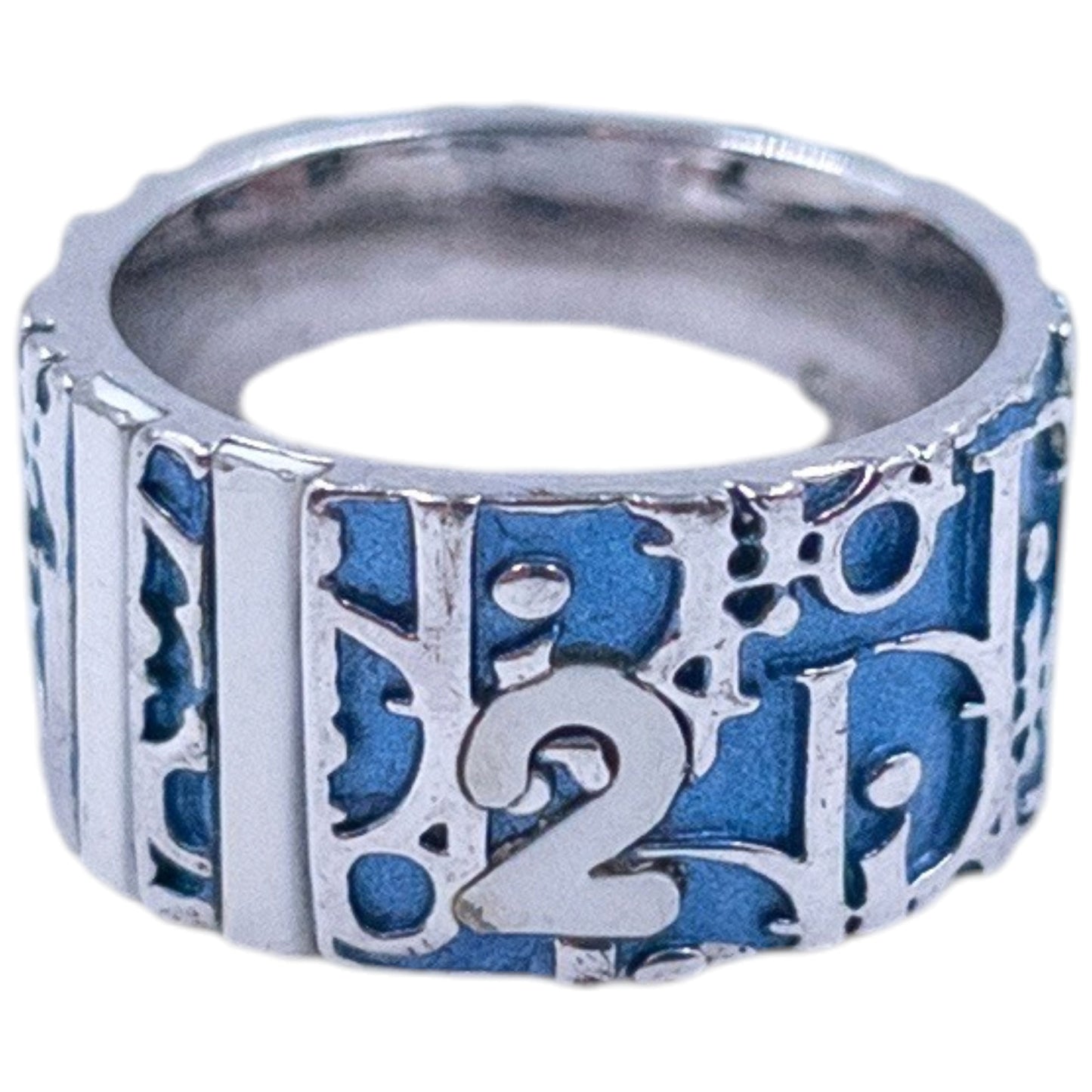Vintage 2000s Dior By John Galliano Monogram Number Ring