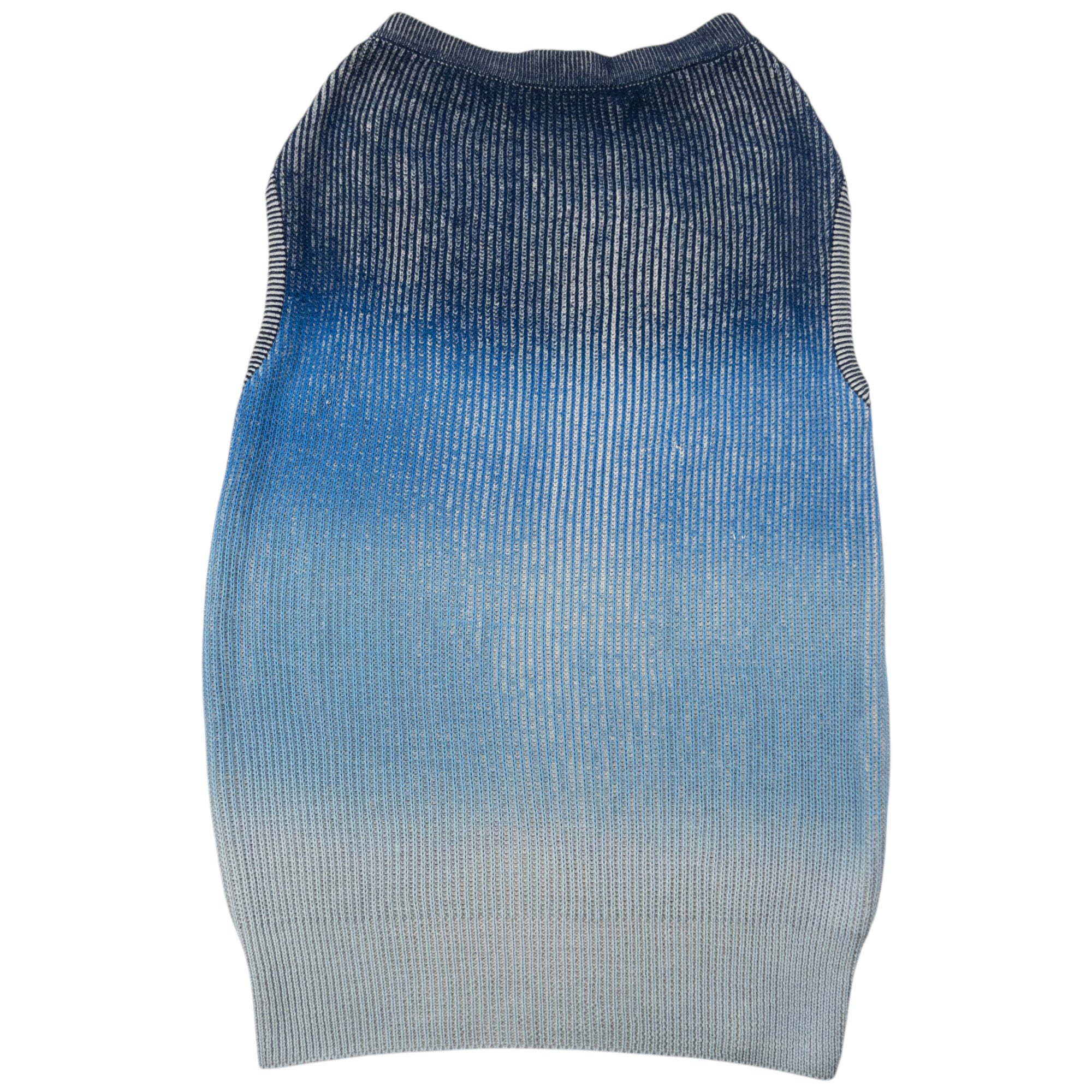 Vintage 80s Issey Miyake Gradient Knit Top & Skirt Set Womens Size M