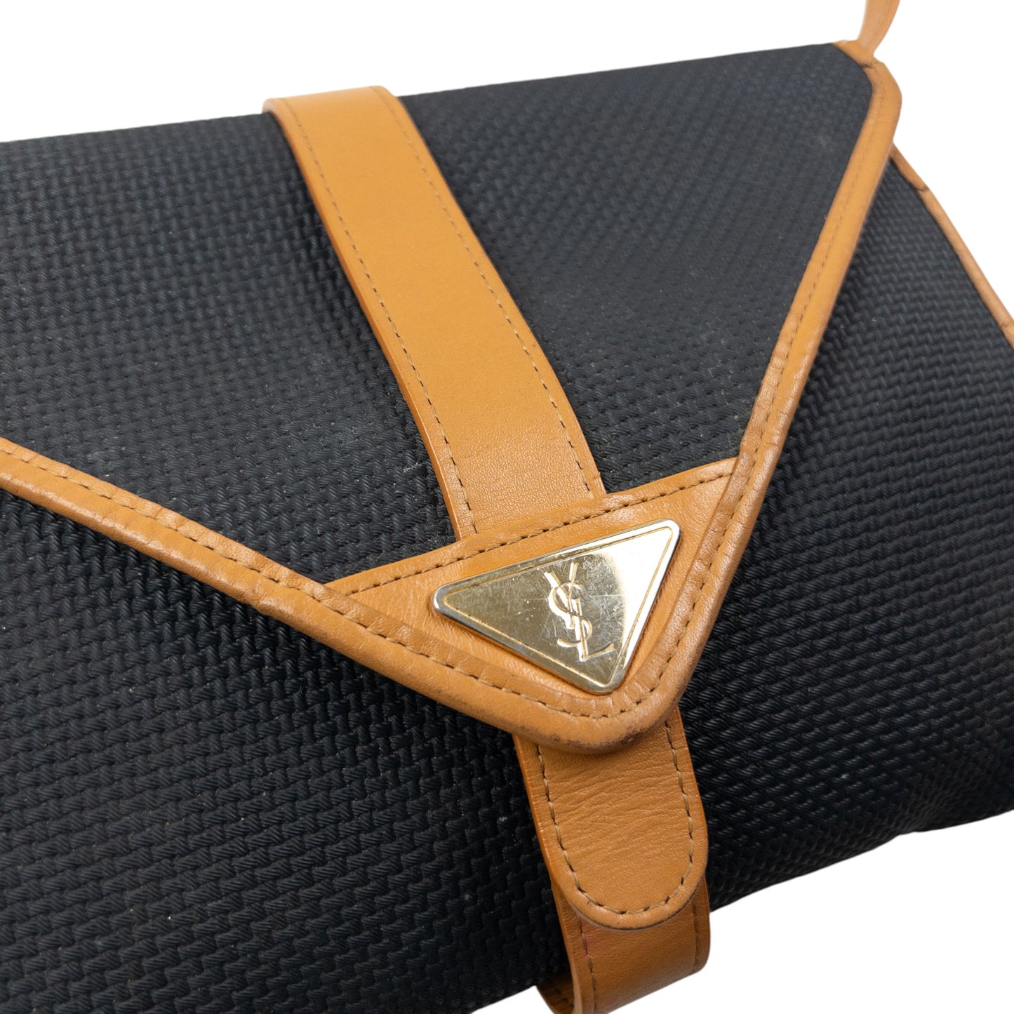 Vintage 80s YSL Yves Saint Laurent Leather Crossbody Bag