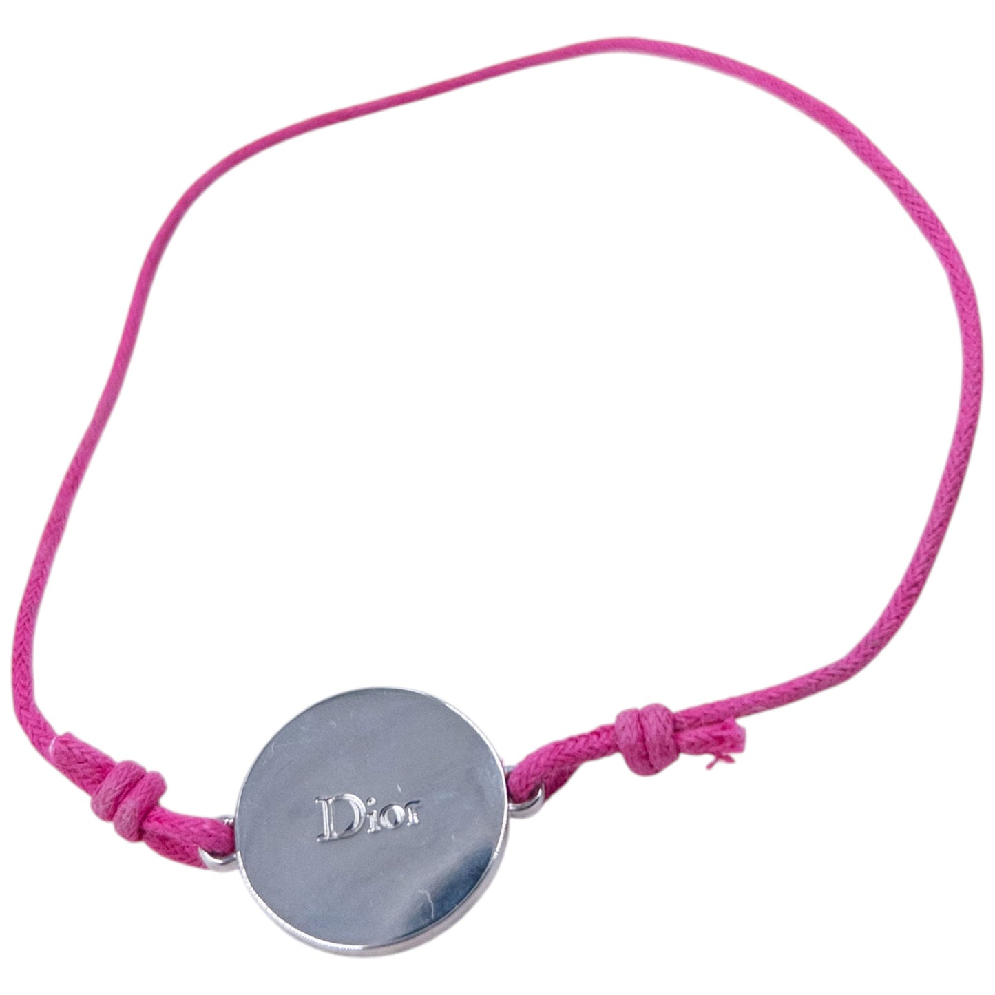 Vintage 2000s Dior Embossed Token Charm Bracelet