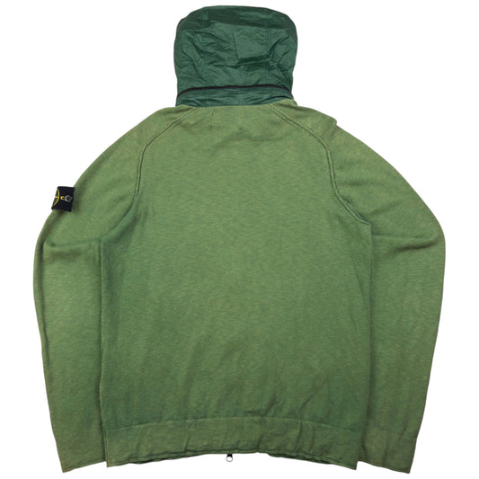 Vintage Stone Island Zip Up Hoodie Size S