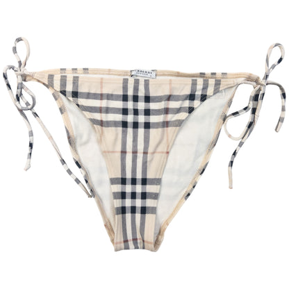 Vintage 2000s Burberry Nova Check Bikini Set Womens Size M