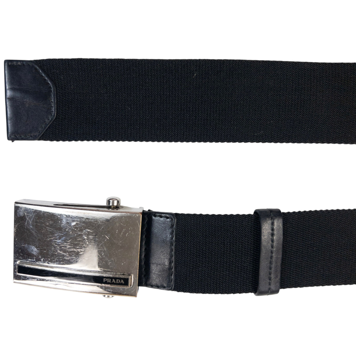 Vintage 2000s Prada Buckle Belt One Size