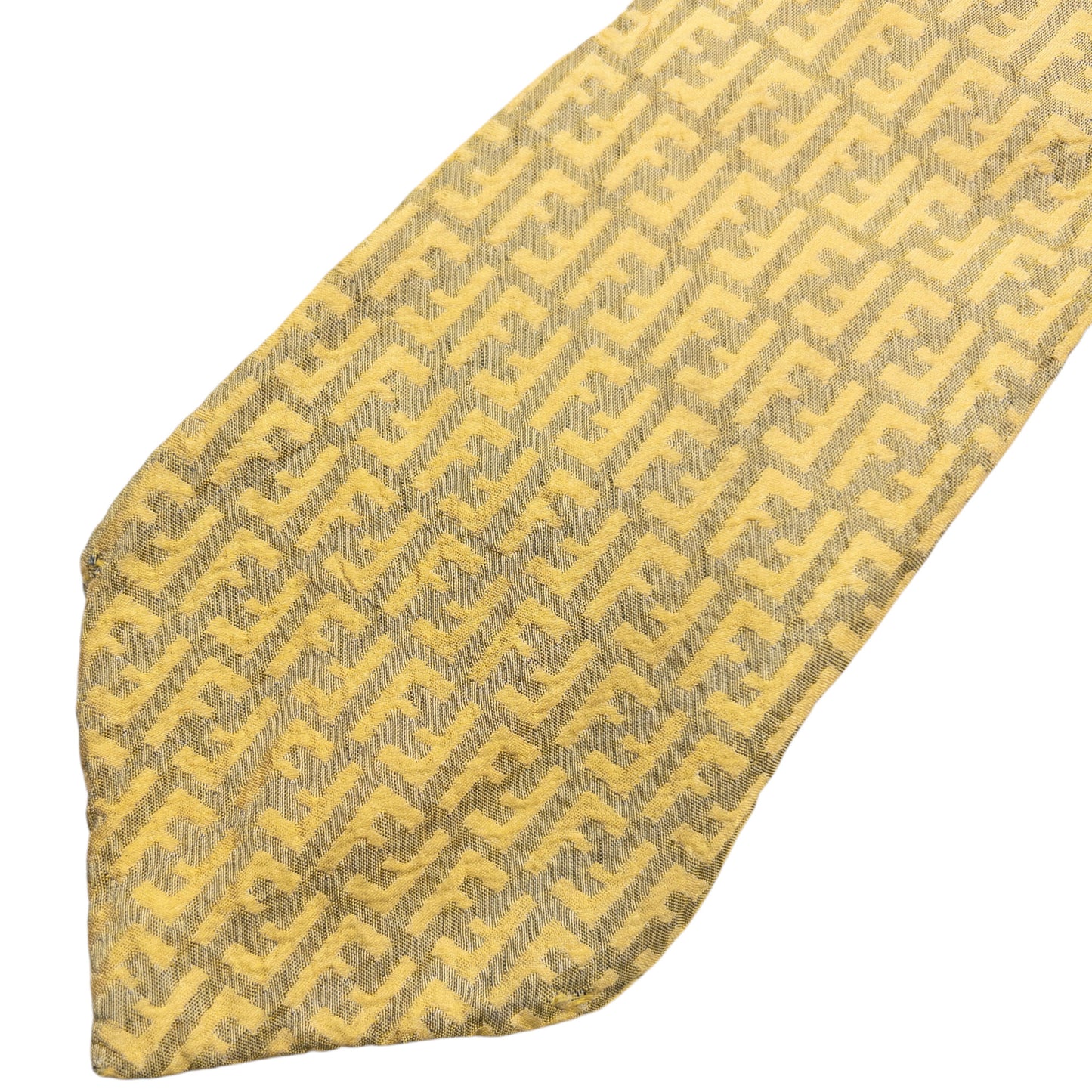 Vintage Fendi Monogram Silk Tie