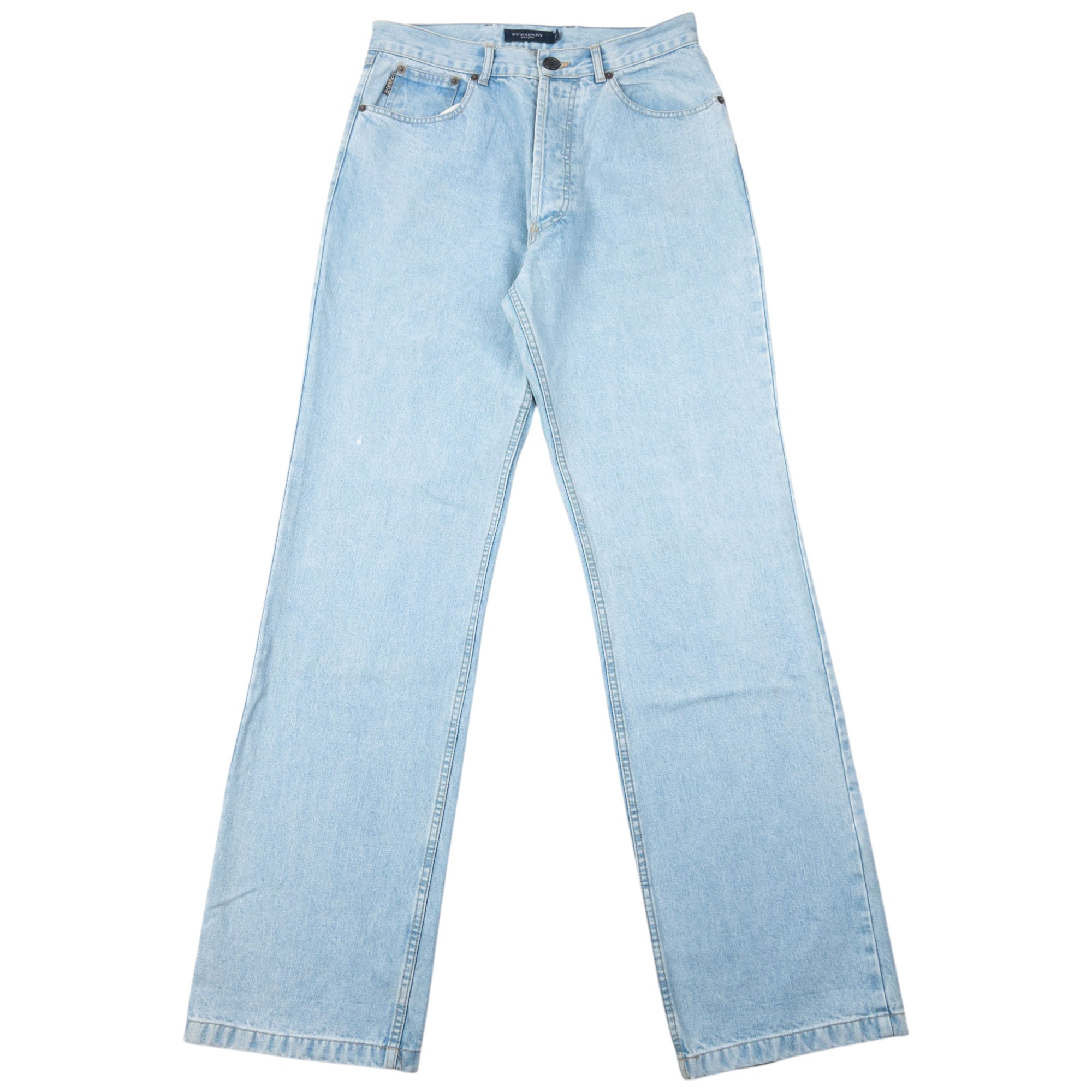 Vintage 2000s Burberry Embroidered Denim Jeans Size W29