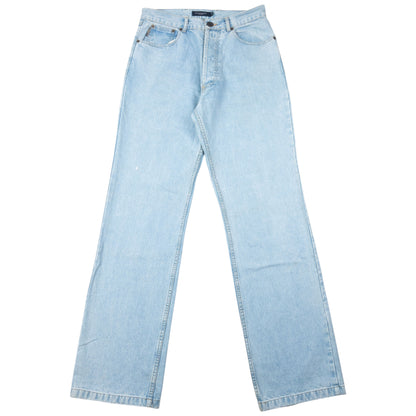 Vintage 2000s Burberry Embroidered Denim Jeans Size W29