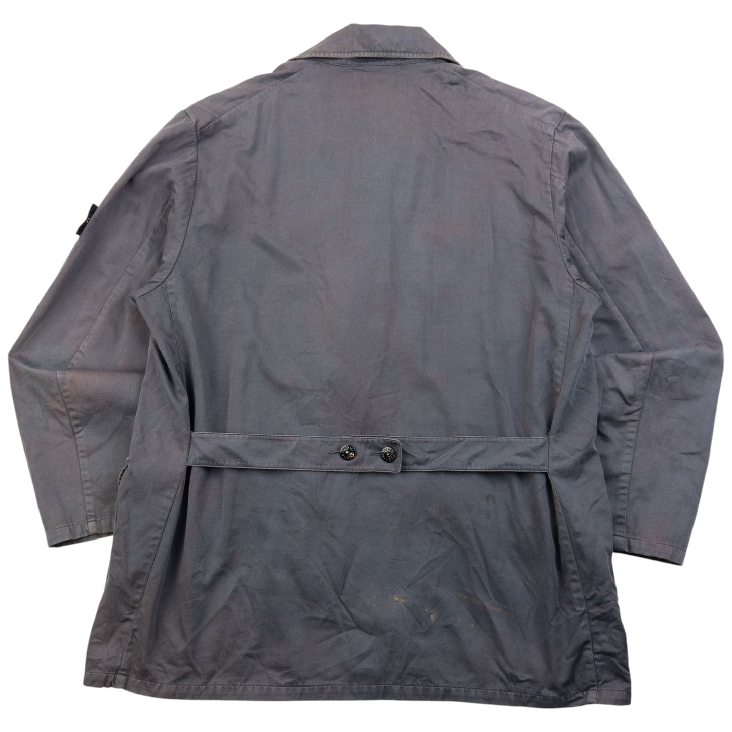 Vintage 1994 Stone Island Lino Flax Double Breasted Jacket Size XL