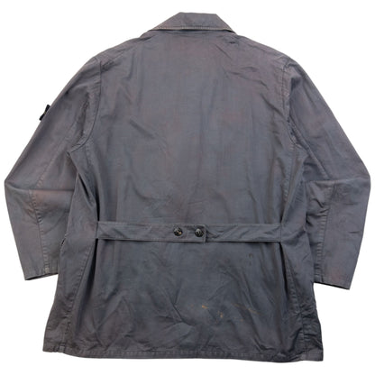 Vintage 1994 Stone Island Lino Flax Double Breasted Jacket Size XL
