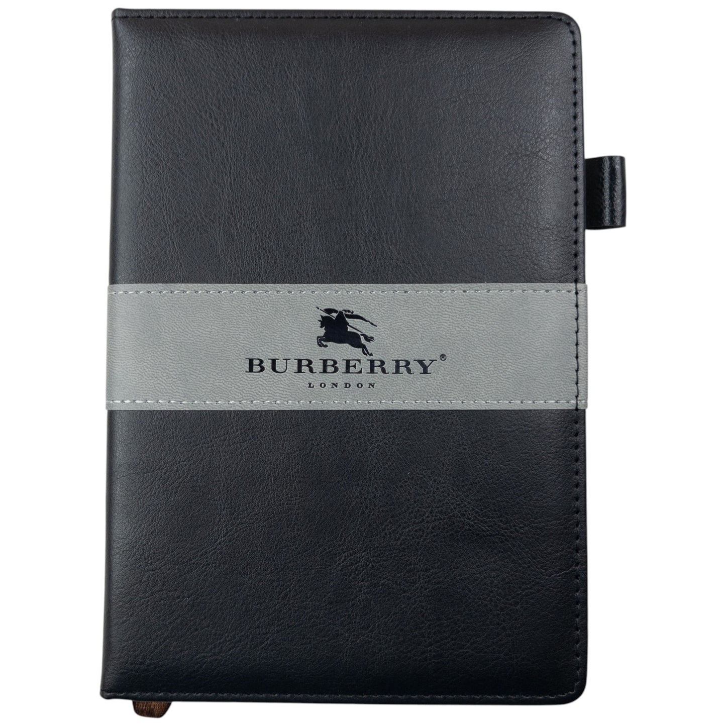 Vintage 2000s Burberry Leather A5 Notebook