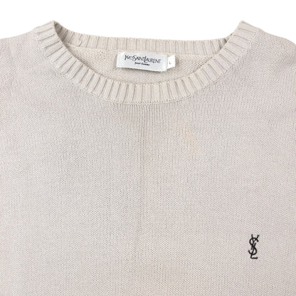 Vintage 2000s YSL Yves Saint Laurent Knit Jumper Size L