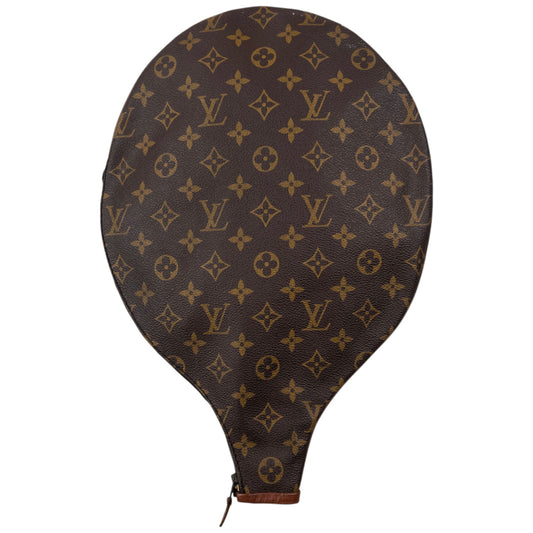 Vintage Louis Vuitton Monogram Leather Tennis Racket Sleeve