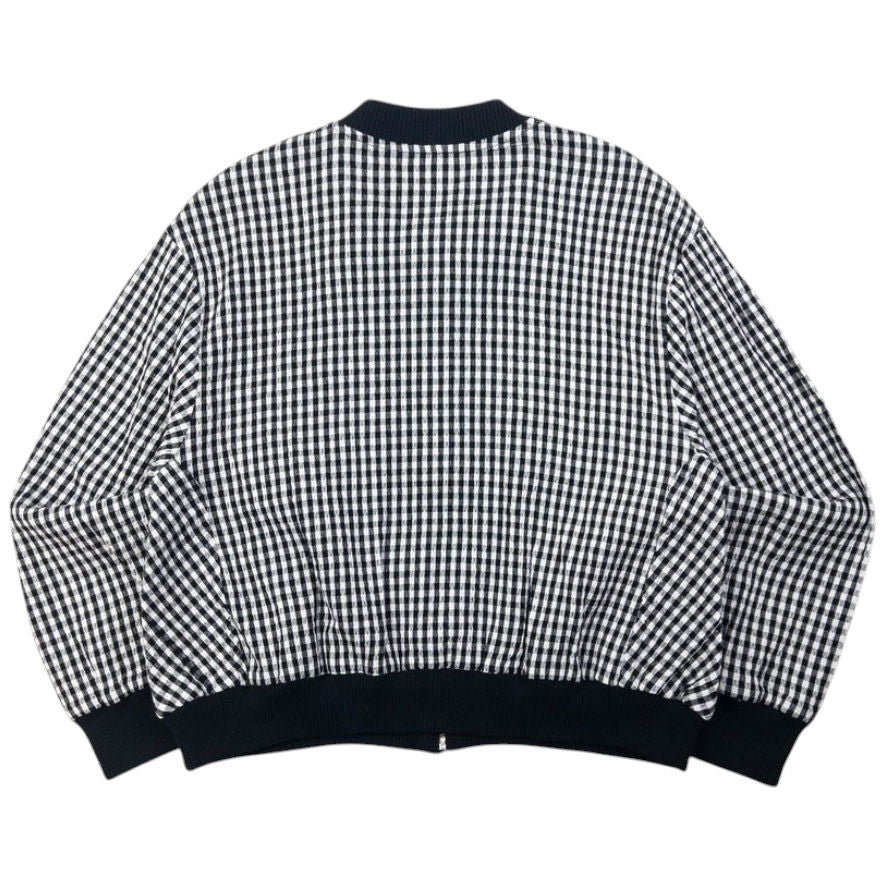 Vintage Yohji Yamamoto Checkered Bomber Jacket Womens Size M