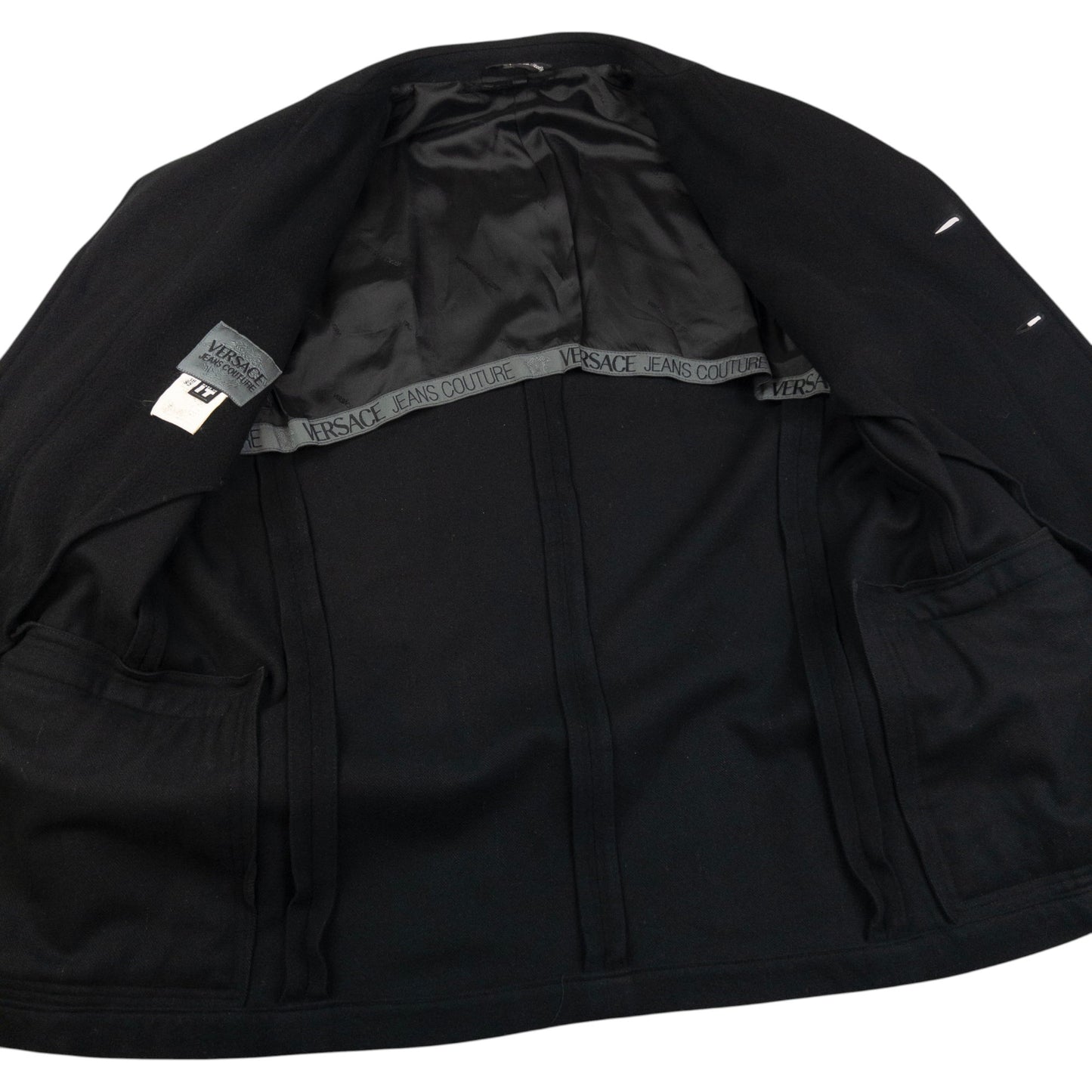 Vintage Versace Jeans Couture Button Up Fleece Jacket Size M