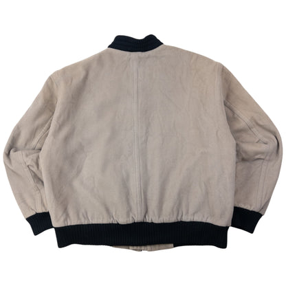 Vintage 90s Hugo Boss Cashmere Bomber Jacket Size XL