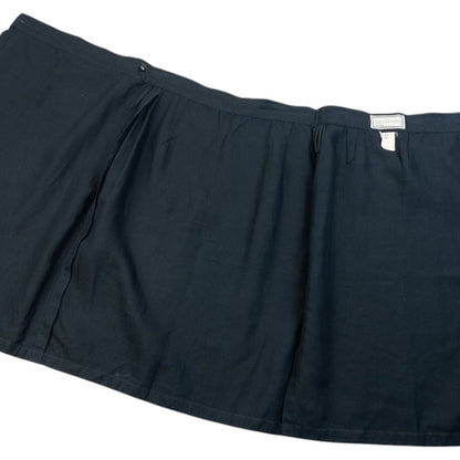 Vintage 90s Gianni Versace Linen Wrap Skirt Womens Size W25