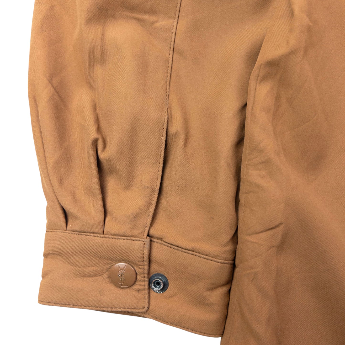 Vintage 90s YSL Yves Saint Laurent Harrington Jacket Size XL