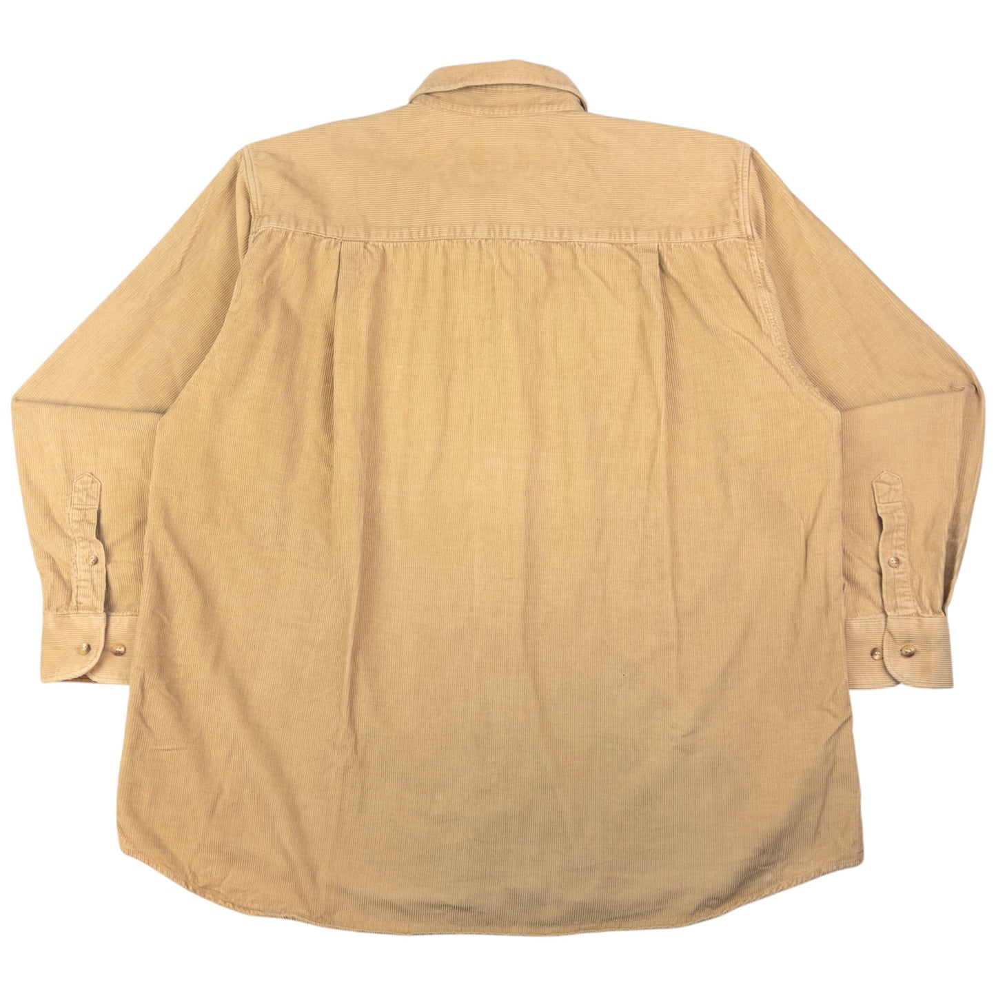 Vintage Burberry Corduroy Long Sleeve Button Up Shirt Size L