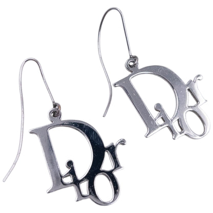 Vintage 2000s Dior By John Galliano Logo Earrings