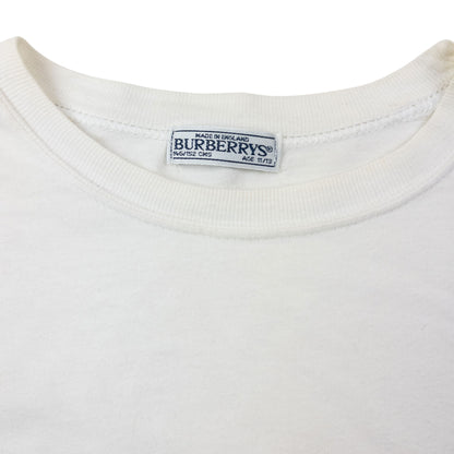 Vintage 90s Burberry Rainbow Embroidered T Shirt Womens Size M
