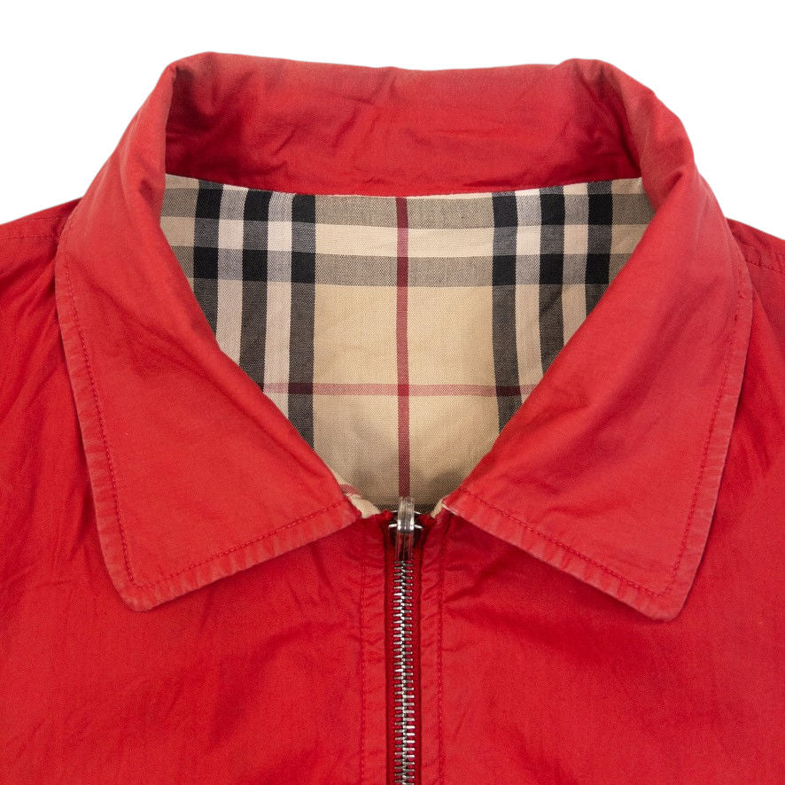 Vintage 2000s Burberry Nova Check Reversible Harrington Jacket in beige, photo 6