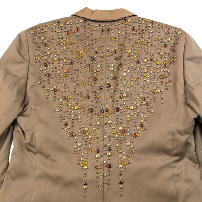 Vintage 2000s Dolce & Gabbana Embellished Blazer Jacket Size M