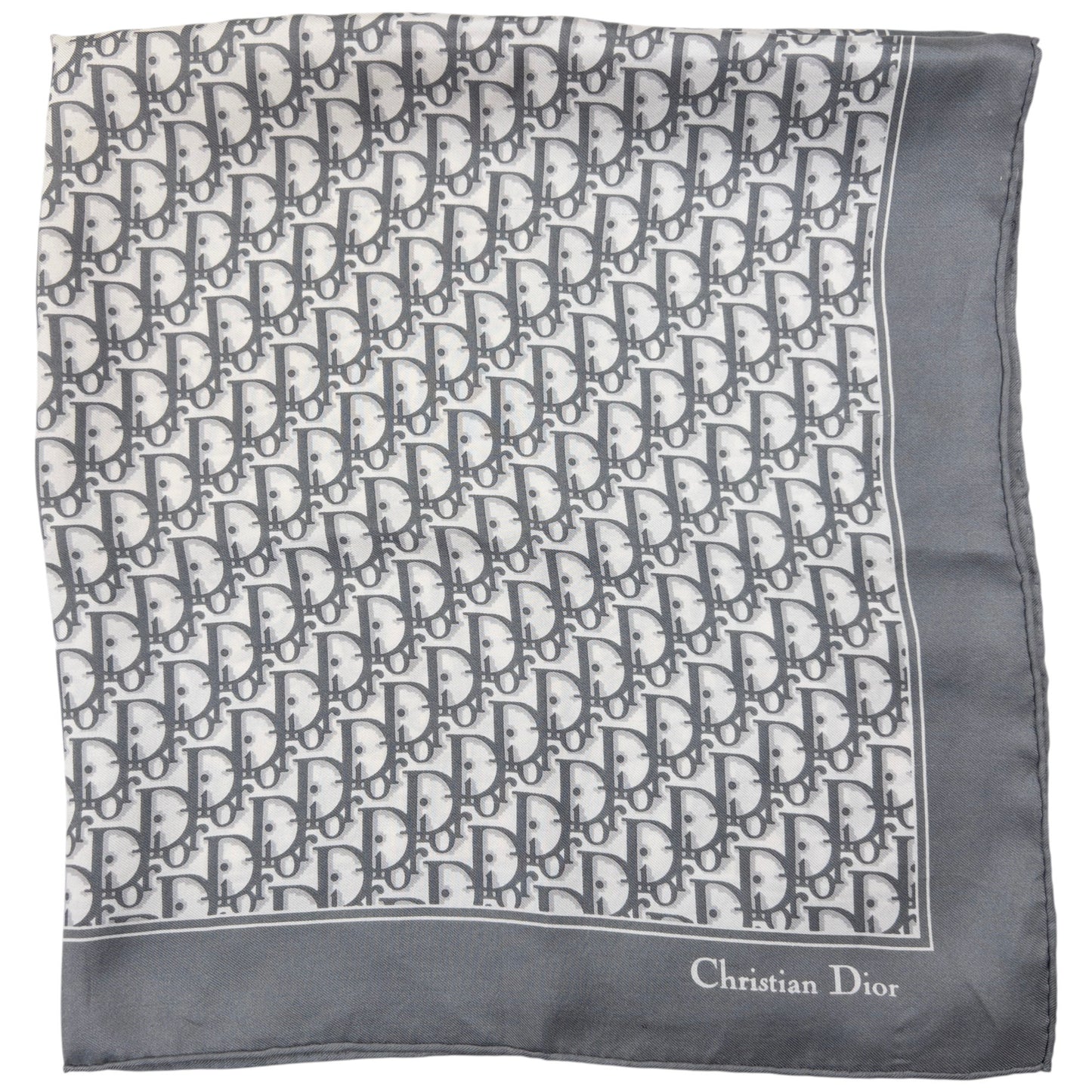 Vintage Dior Monogram Silk Scarf