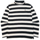 Vintage 2000s Burberry Black Label Striped Turtleneck Long Sleeve T Shirt Size S