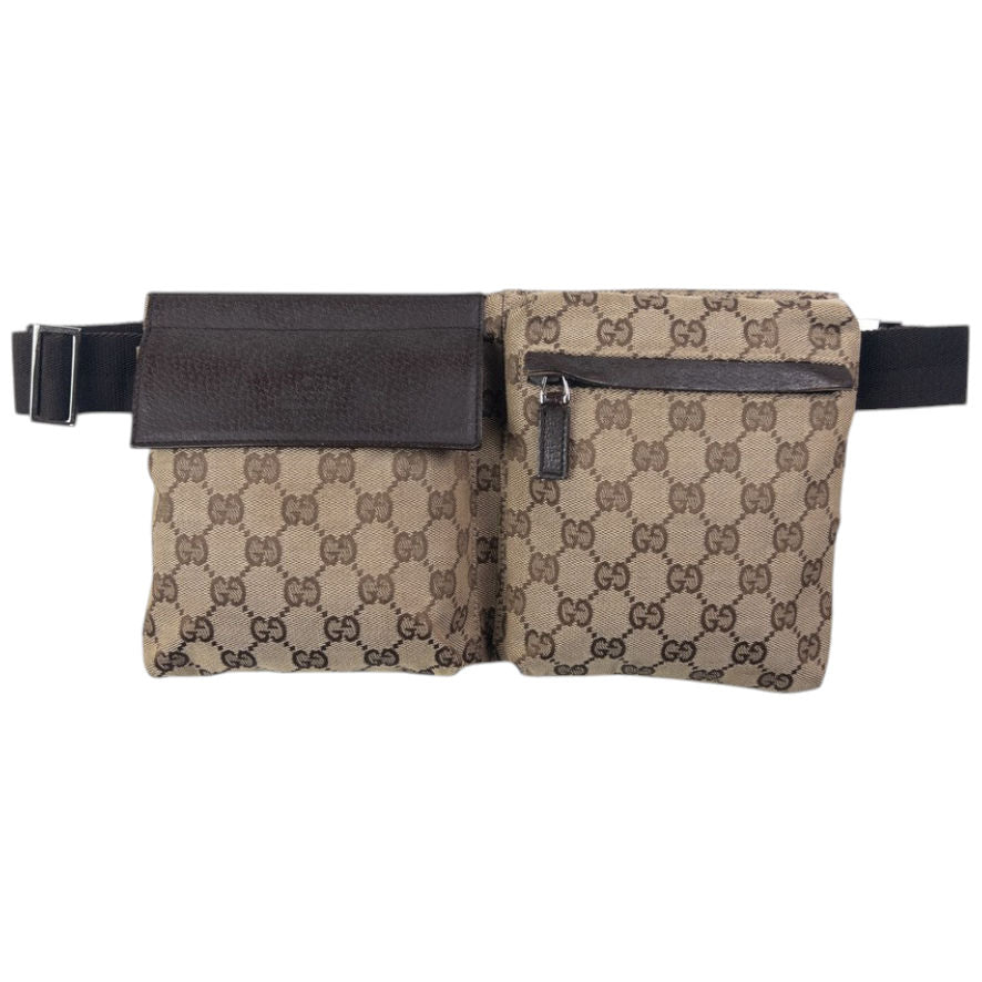 Vintage Gucci Monogram Crossbody Bag