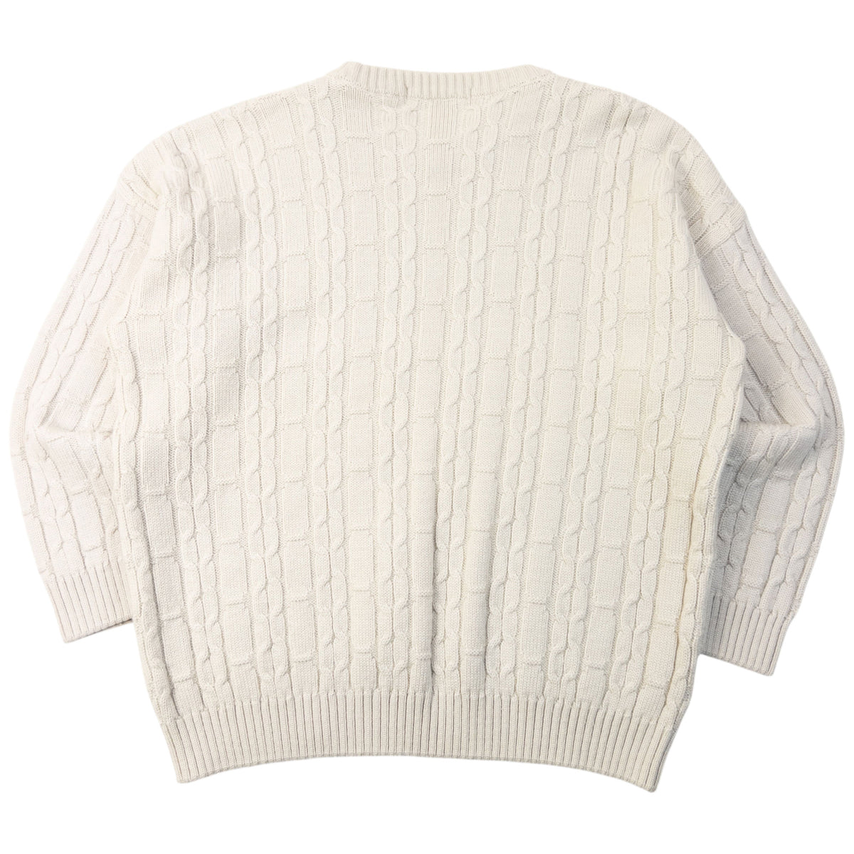 Vintage 90s Burberry Embroidered Wool Knit Jumper Size M