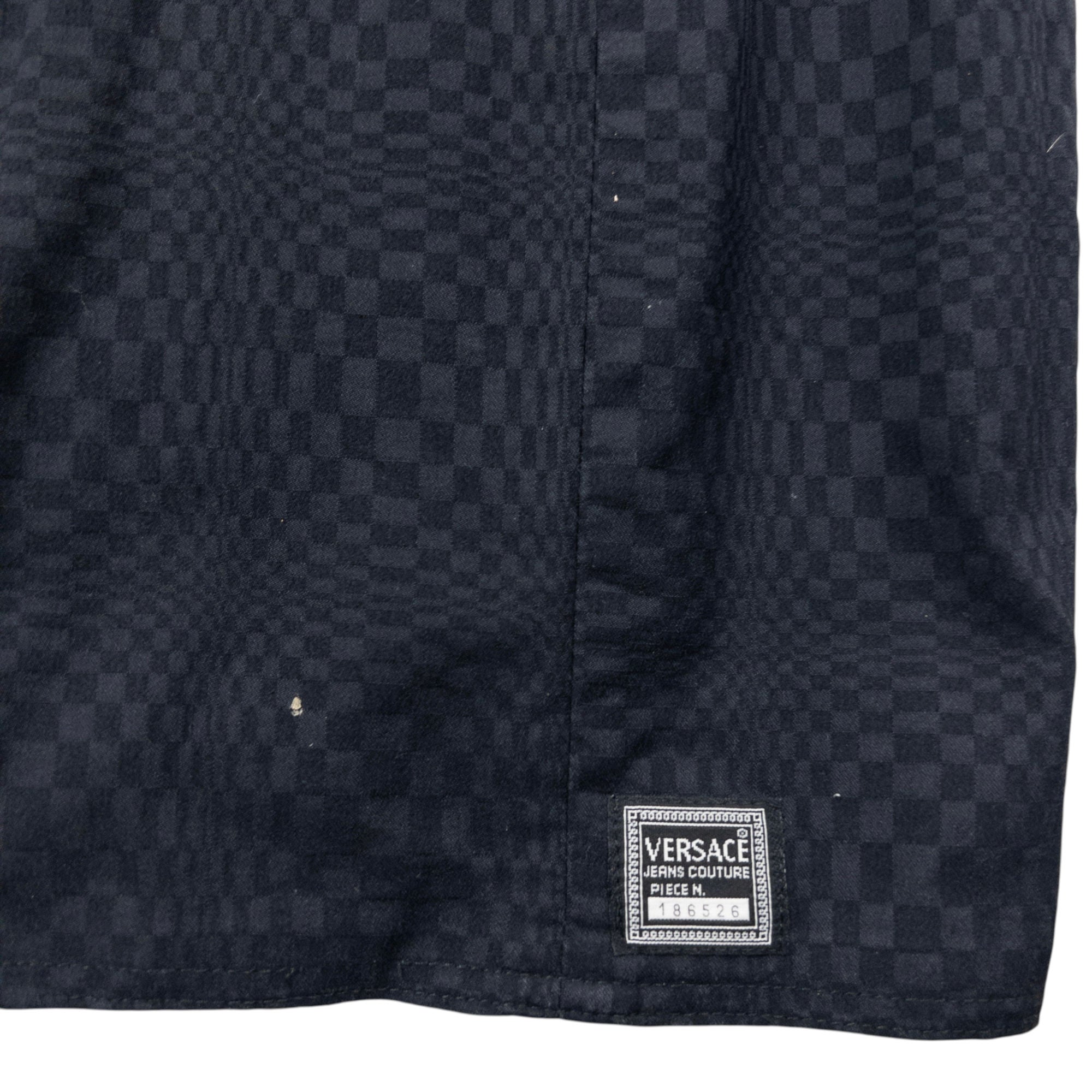 Vintage 90s Versace Jeans Couture Full Zip Collar Dress Womens Size M