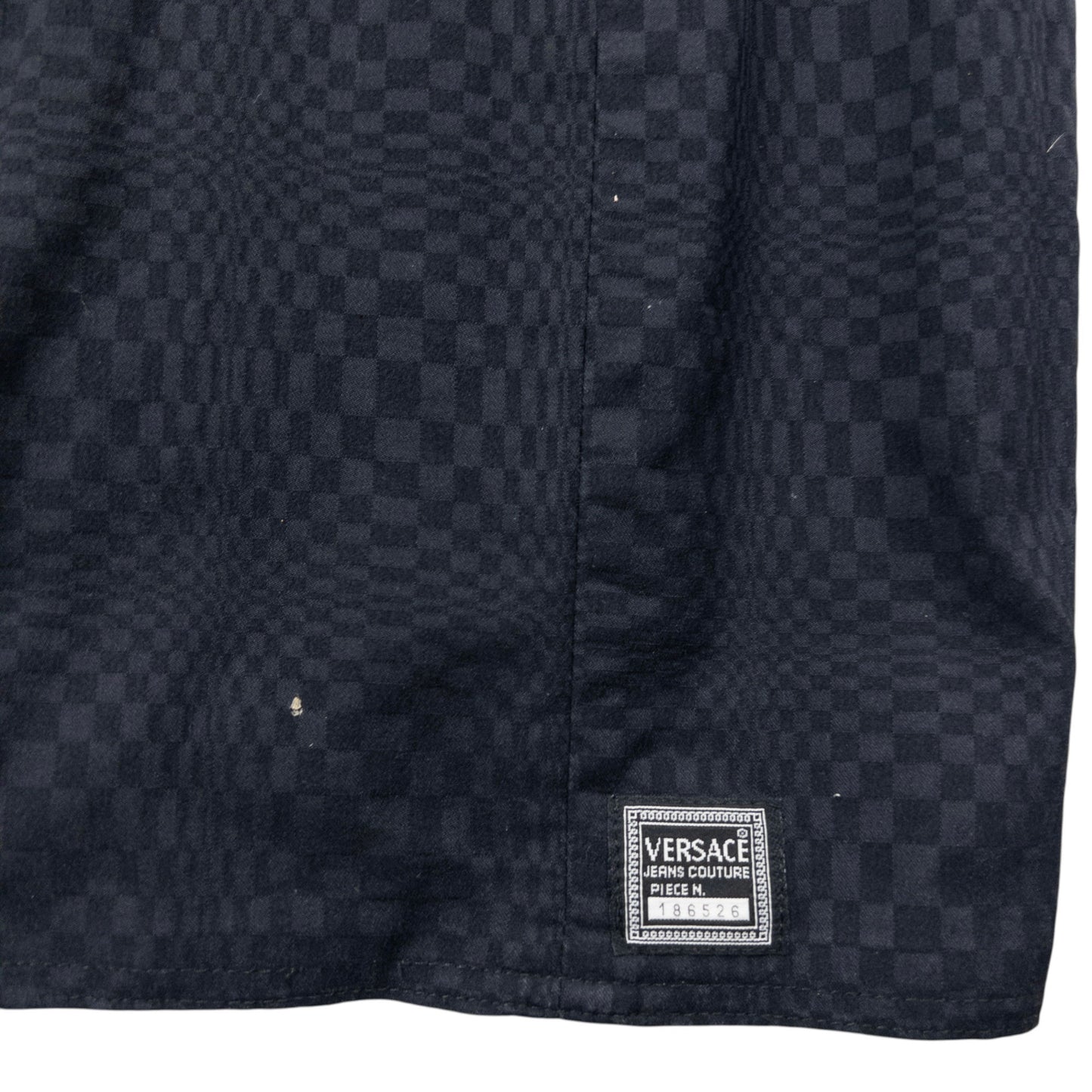 Vintage 90s Versace Jeans Couture Full Zip Collar Dress Womens Size M