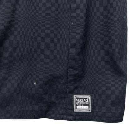 Vintage 90s Versace Jeans Couture Full Zip Collar Dress Womens Size M